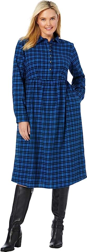 flannel dress amazon|flannel dresses for elderly.